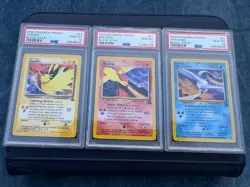 Nintendo Pokemon TCG PSA 10 Black Star Promo Trio *KIMURA CORRECTED* #21 #22 #23 - Image 1