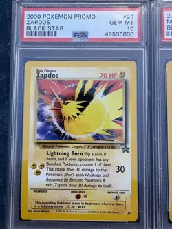 Nintendo Pokemon TCG PSA 10 Black Star Promo Trio *KIMURA CORRECTED* #21 #22 #23 - Image 3