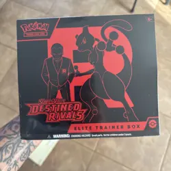 Pokemon Scarlet and Violet: Destined Rivals Elite Trainer Box ETB New and Sealed - Image 1
