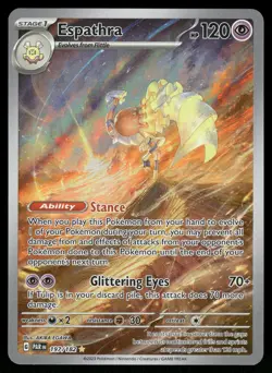 Espathra 197/182 Illustration Rare Paradox Rift Pokemon NM - Image 1