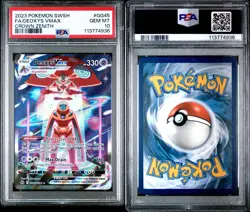Pokemon 2023 SWSH Crown Zenith Galarian Gallery Deoxys VMAX FA Holo PSA 10 - Image 3