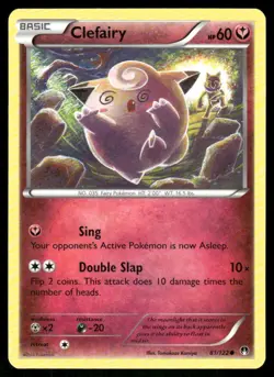 Clefairy 81/122 Common BREAKpoint Pokemon Near Mint - Image 1