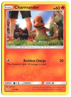 CHARMANDER 4/18 Common Detective Pikachu Holo NM - Image 2