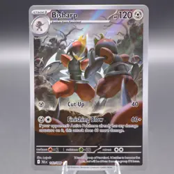 Bisharp - 143/086 Illustration Rare SV: Black Bolt Pokemon TCG NM - Image 1