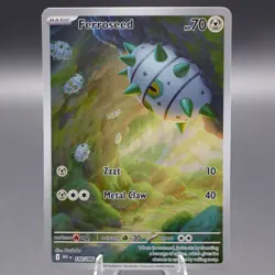 Ferroseed - 148/086 Illustration Rare SV: White Flare Pokemon TCG NM - Image 1