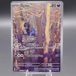 Deino - 146/086 Illustration Rare SV: White Flare Pokemon TCG NM - Image 1