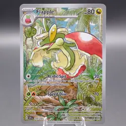 Flapple 210/191 Illustration Rare SV08: Surging Sparks Pokemon TCG NM - Image 1