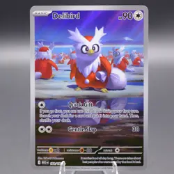 Delibird - 152/132 Illustration Rare ME01: Mega Evolution Pokemon TCG NM - Image 1