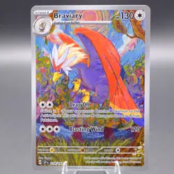 Braviary 214/191 Illustration Rare SV08: Surging Sparks Pokemon TCG NM - Image 1