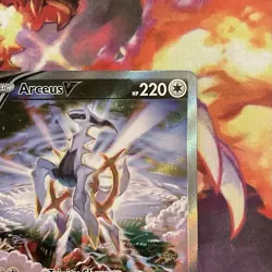 Arceus V 166/172 Alternate Art Pokemon TCG Sword & Shield Brilliant Stars NM - Image 3