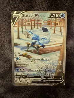 Pokemon Glaceon V 175/203 Evolving Skies Ultra Rare Holo Full Art 210 HP - Image 1