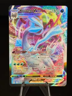 Kyurem VMAX 049/196 Holo VMAX Rare Lost Origin Pokemon Near Mint - Image 1