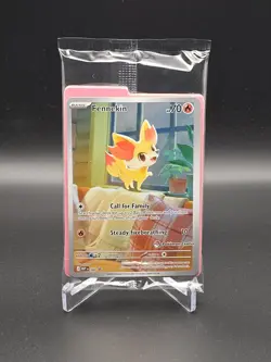 Pokemon Fennekin 080 Promo Sealed - Pokemon Center Stamp - Chaos Rising - Image 1