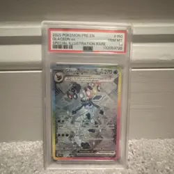 Pokemon PSA 10 2025 Prismatic Evolutions Glaceon ex 150/131 EN SIR Holo - Image 1