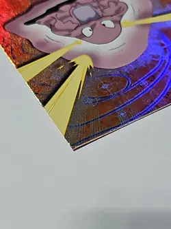 #88 Grimer Topps TV Animation Pokemon Blue Logo LP/NM HOLO - Image 5