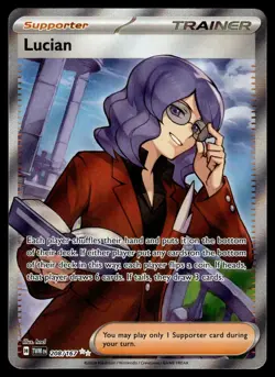 Lucian 208/167 Ultra Rare Twilight Masquerade Pokemon Near Mint - Image 1