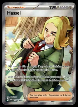 Hassel 205/167 Ultra Rare Twilight Masquerade Pokemon Near Mint - Image 1