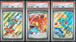 2026 Pokemon First Partner Illustration PSA 10 Sequential Set 43/44/45 RARE!!! - Image 1