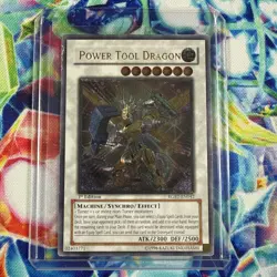 Yu-Gi-Oh! First Edition Ultimate Rare Power Tool Dragon RGBT-EN042 - Image 1