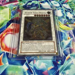 Yu-Gi-Oh! First Edition Ultimate Rare Power Tool Dragon RGBT-EN042 - Image 4