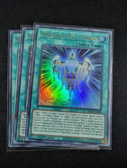 Yugioh - 3x Hyper Rank-Up-Magic Utopiforce BROL-EN060 1st Ultra Rare NM - Image 1
