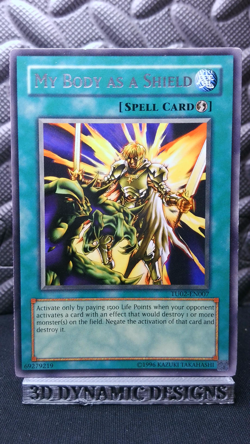 | Yugioh My Body as a Shield TU02-EN007 Rare Turbo Pack Booster Two LP 🔥 | - Image 1