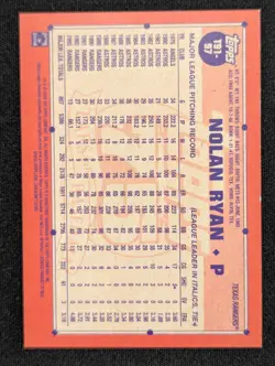 2026 Topps MLB Series 1 Japan Ed Black Koi Fish 1/10 NOLAN RYAN Rangers #T91-97 - Image 2