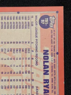 2026 Topps MLB Series 1 Japan Ed Black Koi Fish 1/10 NOLAN RYAN Rangers #T91-97 - Image 4