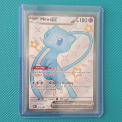 Pokemon TCG Mew ex 216/091 Paldean Fates Shiny Ultra Rare Holo English - Image 1