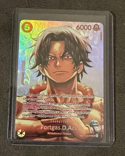 ONE PIECE TCG Portgas D Ace SP ST15-005 SR The Time of Battle OP16 English - Image 1