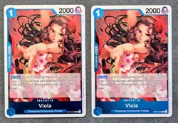 2x Viola OP15-040 R | Adventure on Kami's Island | One Piece TCG | EN - Image 1
