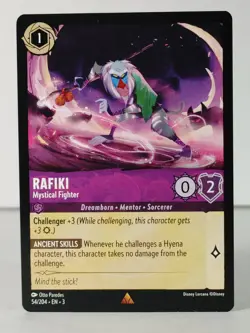 Rafiki - Mystical Fighter - Rare - Into the Inklands - LORCANA 54/204 -U Pick - Image 3