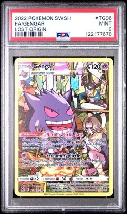 Gengar #TG06 2022 Pokemon Sword & Shield Lost Origin PSA 9 250001 - Image 1
