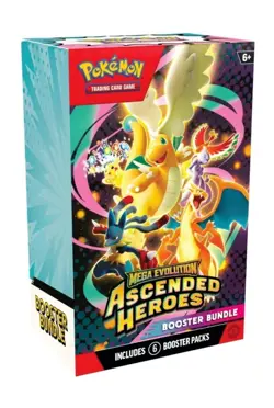 2 x Pokemon TCG: Mega Evolution-Ascended Heroes Booster Bundle (12 Packs total) - Image 3