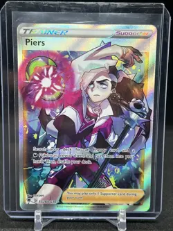 Pokemon TCG Piers TG28/TG30 Astral Radiance Full Art Trainer Ultra Rare Holo - Image 1