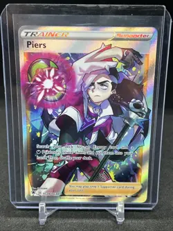 Pokemon TCG Piers TG28/TG30 Astral Radiance Full Art Trainer Ultra Rare Holo - Image 2