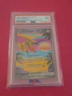 2023 POKEMON PAR EN-PARADOX RIFT SPECIAL ILLUSTRATION RARE TAPU KOKO EX PSA 9 - Image 1
