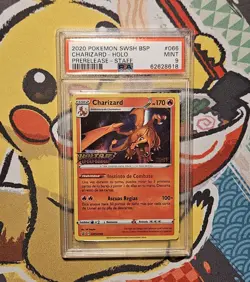 Pokemon TCG SPANISH Staff Promo Prerelease Vivid Voltage Sequential PSA 9/10 Lot - Image 2