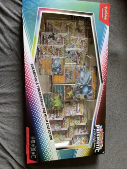 Pokemon TCG- Prismatic Evolutions Lucario EX and Tyranitar EX Premium Collection - Image 1
