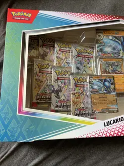 Pokemon TCG- Prismatic Evolutions Lucario EX and Tyranitar EX Premium Collection - Image 3
