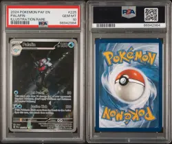 Pokemon Palafin 225/091 PSA 10 Gem Mint Paldean Fates Illustration Rare Full Art - Image 3