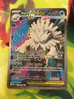 Mega Abomasnow ex 157/132 Ultra Rare Mega Evolution Pokemon Lightly Played - Image 1