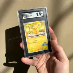 2025 Pokemon Promo Pikachu 242/SV-P 2024 Illustration Contest Stamp Japanese 9.5 - Image 1
