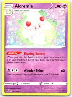 Alcremie 081/185 Rare Vivid Voltage Pokemon NM - Image 1