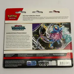 Pokemon Temporal Forces Cyclizar 3 Pack Blister - Factory Sealed - Image 2