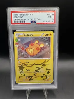 2016 Pokemon XY Generations Dedenne #RC10 Radiant Collection Mint PSA 9 - Image 1