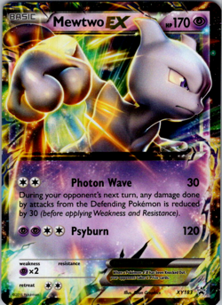 Mewtwo EX XY183 Promo XY Black Star Promos Pokemon - Image 1