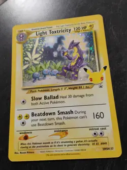 Light Toxtricity SWSH137 Black Star Promos Stamped Celebrations Holo Pokemon NM - Image 2