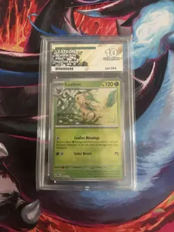 Pokemon TCG: Leafeon 005/131 - Masterball Holo - Prismatic Evolutions - ACE 10 - Image 1