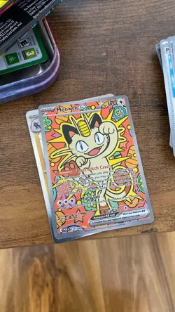 Pokemon TCG Meowth ex 121/088 Perfect order English Sir Pack fresh - Image 1